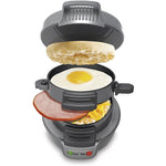 Load image into Gallery viewer, Cross-border Hamburger Maker Electric Sandwich Machine, Black Breakfast
