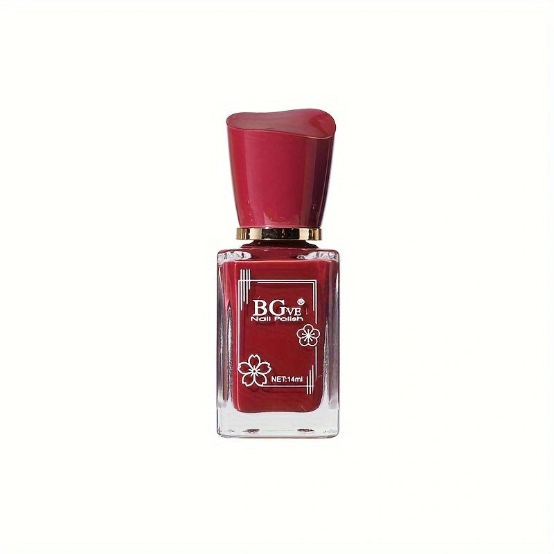 Non-peeling Nail Polish Baking-free Long-lasting Wine Red 36 Colors