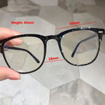 Load image into Gallery viewer, Men Women Finished Myopia Glasses Vintage Oval Frame Blue Light Blocking Eyeglasses Nearsighted Glasses Minus 0 To -6.0
