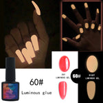 Load image into Gallery viewer, 6 Colors Luminous Glue Phototherapy Nail Glue UV Polish
