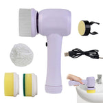 Load image into Gallery viewer, Electric Cleaning Brush 4 In 1 Spinning Scrubber Handheld Electric Cordless Cleaning Brush Portable
