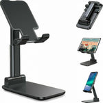 Load image into Gallery viewer, Cell Phone Stand Desktop Holder Tablet Stand Mount Mobile Phone Desktop Tablet Holder Table Cell Foldable Extend Support Desk Mobile Phone Holder Stand
