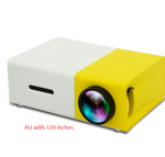 Load image into Gallery viewer, Portable Projector 3D Hd Led Home Theater Cinema HDMI-compatible Usb Audio Projector Yg300 Mini Projector
