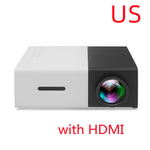 Load image into Gallery viewer, Portable Projector 3D Hd Led Home Theater Cinema HDMI-compatible Usb Audio Projector Yg300 Mini Projector
