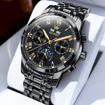 Load image into Gallery viewer, Multifunctional Moon Phase Automatic Mechanical Watch Waterproof Watch
