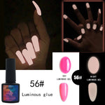 Load image into Gallery viewer, 6 Colors Luminous Glue Phototherapy Nail Glue UV Polish
